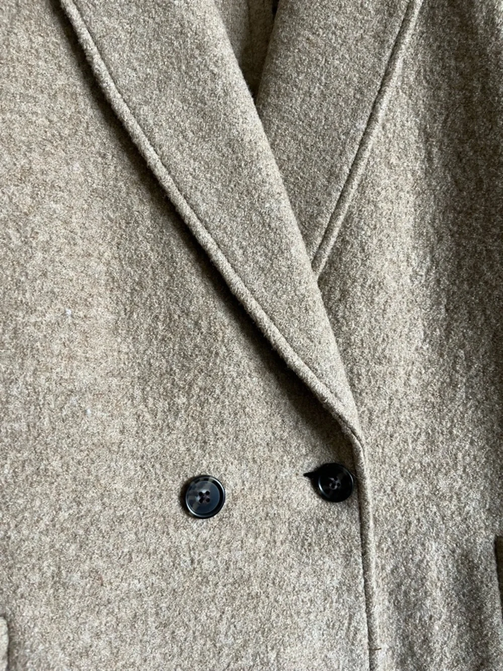 J.Crew 100% Wool Camel Coat – Classic Tailored Topcoat - Picture 7 of 8